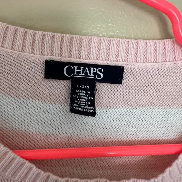 Chaps Women's Pink Cardigan - Picture 1 of 4